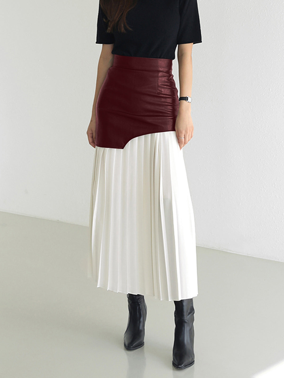 Robe Femme Asymétrique Mi-Longue Été