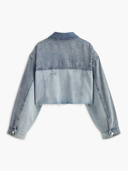 Veste jeans décontractée et tendance