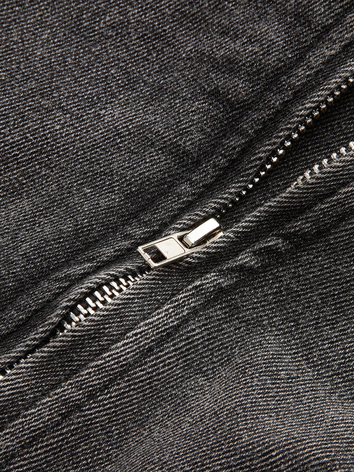 Veste en denim noir féminine tendance