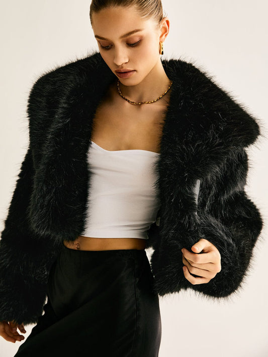 Manteau Fourrure Synthétique Doux et Chaud - BerlinGlamour