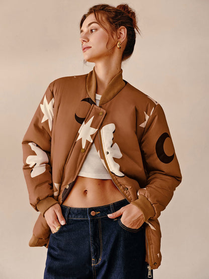 Blouson bomber oversize urbain et tendance