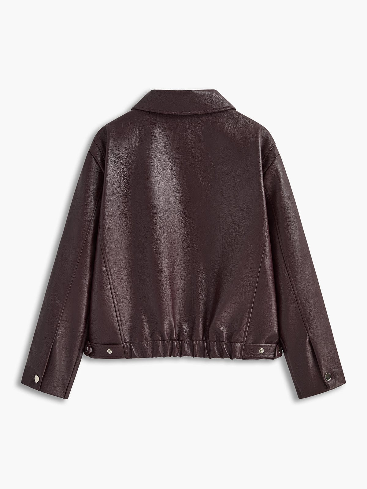 Blouson Cuir Noir Moderne et Élégant