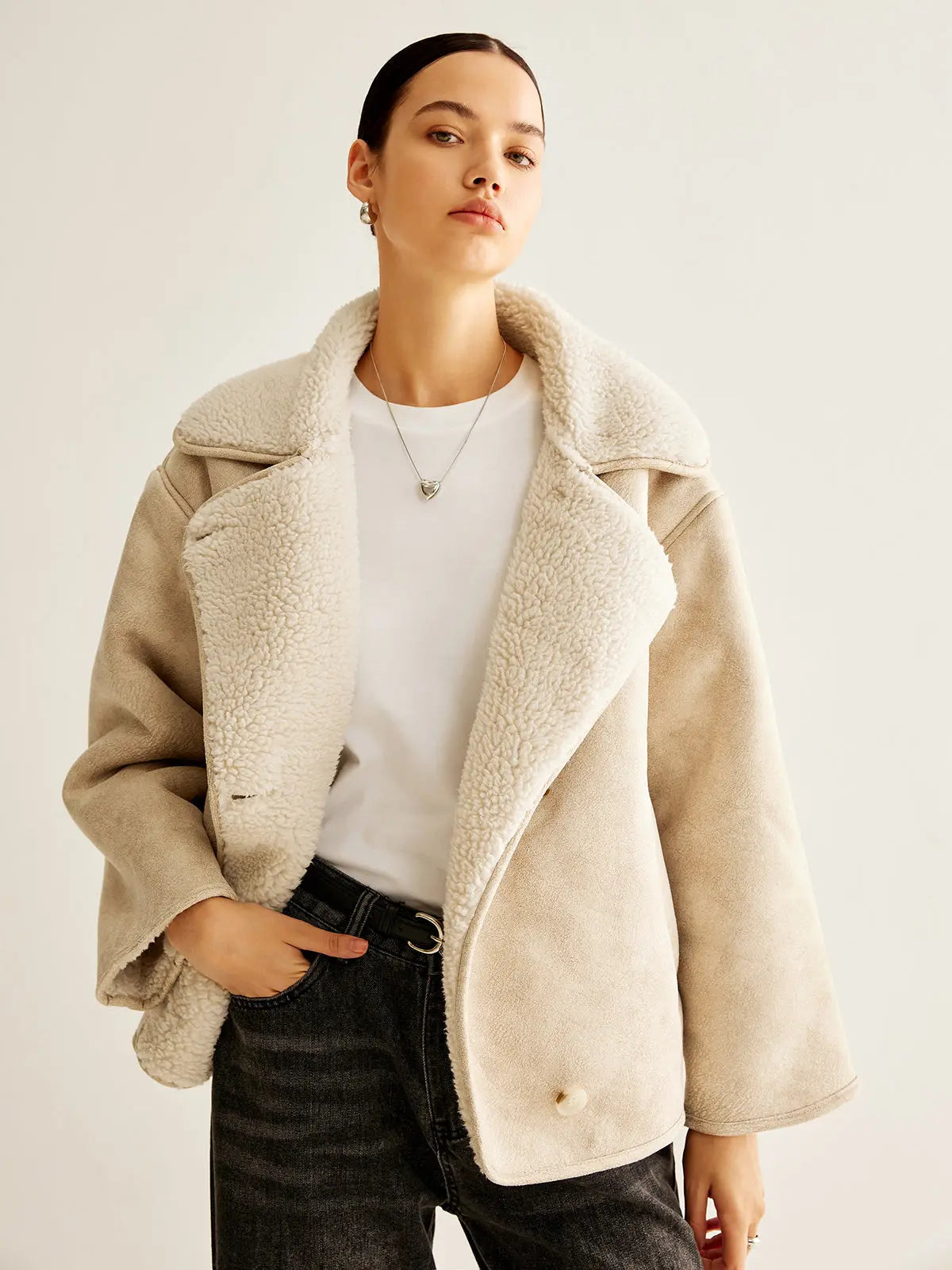 Johanna | Fleecejacke mit Knopfleiste Zendoo.de