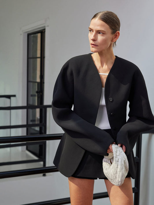 Blazer Femme Élégant Minimaliste - BerlinGlamour
