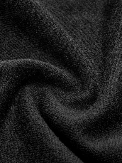 Robe Skater Féminine en Crème à Manches Longues