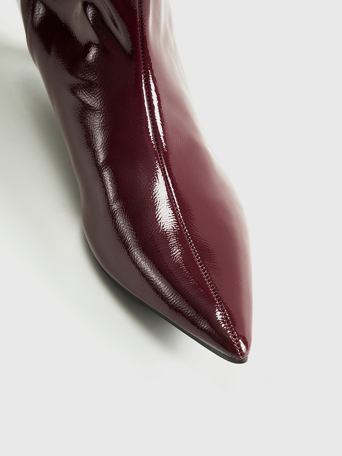 Bottines Knie-Hautes Confortables en Cuir