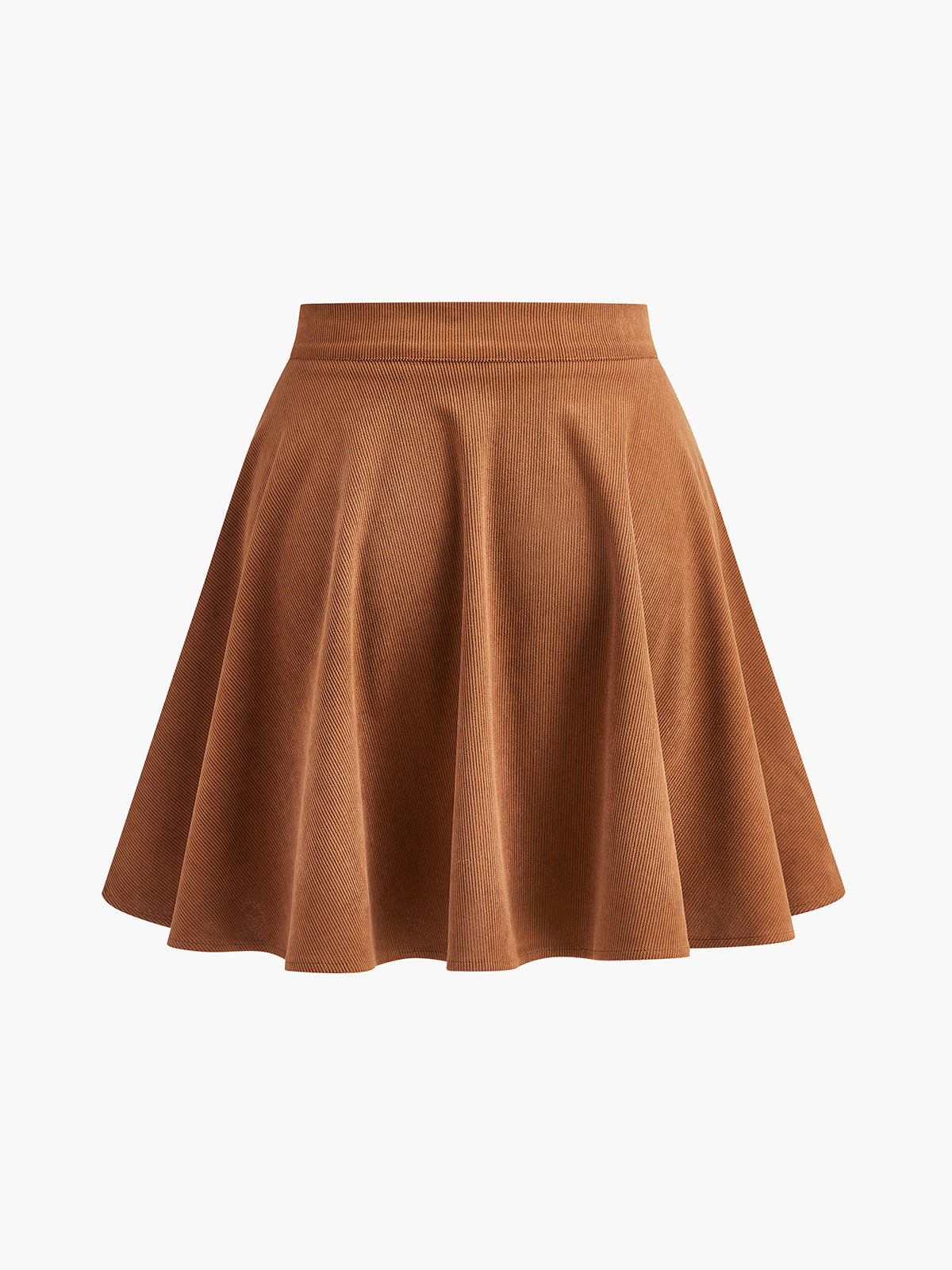 Jupe Femme Élastique avec Boutons Décontractée