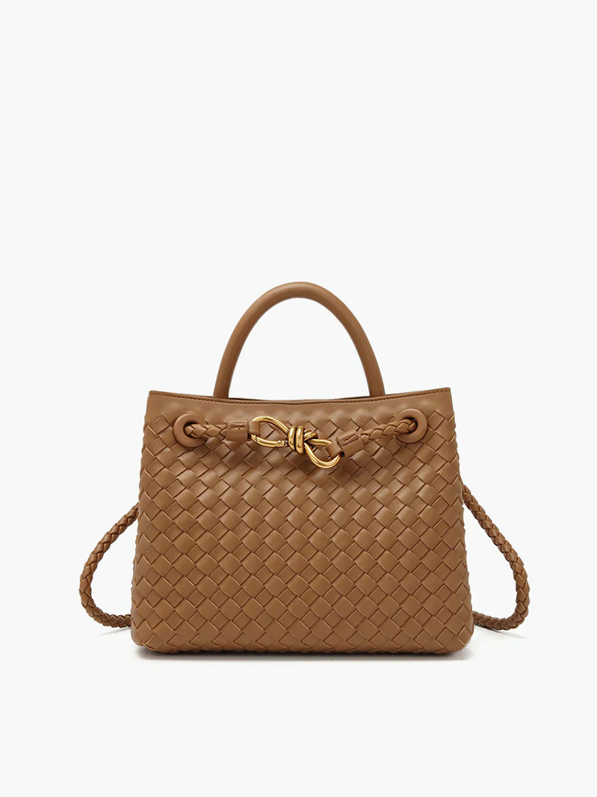 Sac à Main Paille Tressée avec Bretelle Adjustable