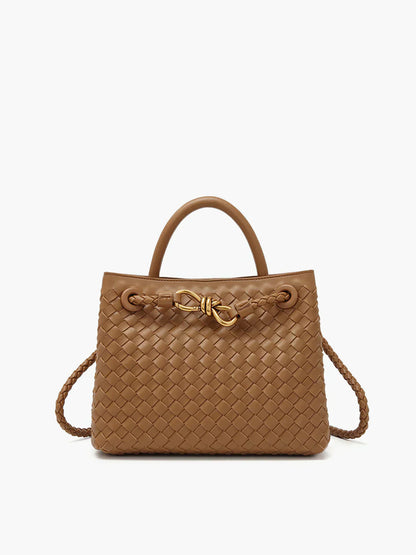 Sac à Main Paille Tressée avec Bretelle Adjustable