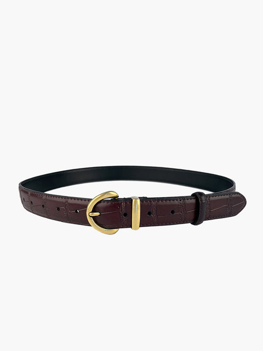 Ceinture Cuir Enfant Motif Crocodile - BerlinGlamour