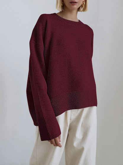 Pull Femme Hiver Oversized Doux et Confortable