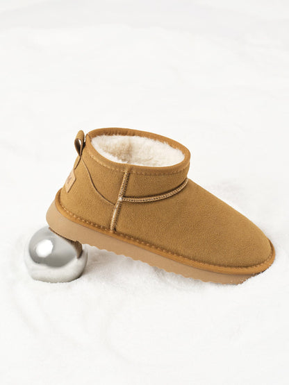 Bottes Hiver Chaudes en Laine Douce