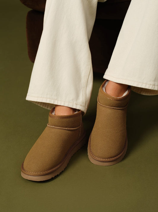 Bottes Hiver Chaudes en Laine Douce - BerlinGlamour