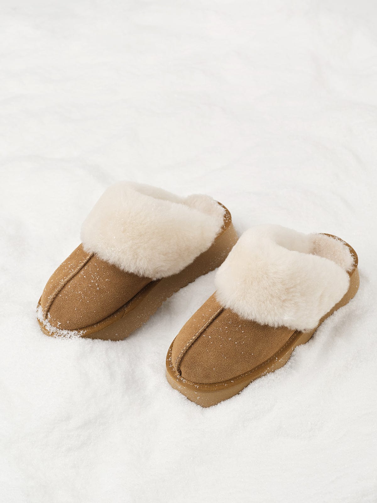 Chaussons Confort à Semelle Épaisse et Chaude