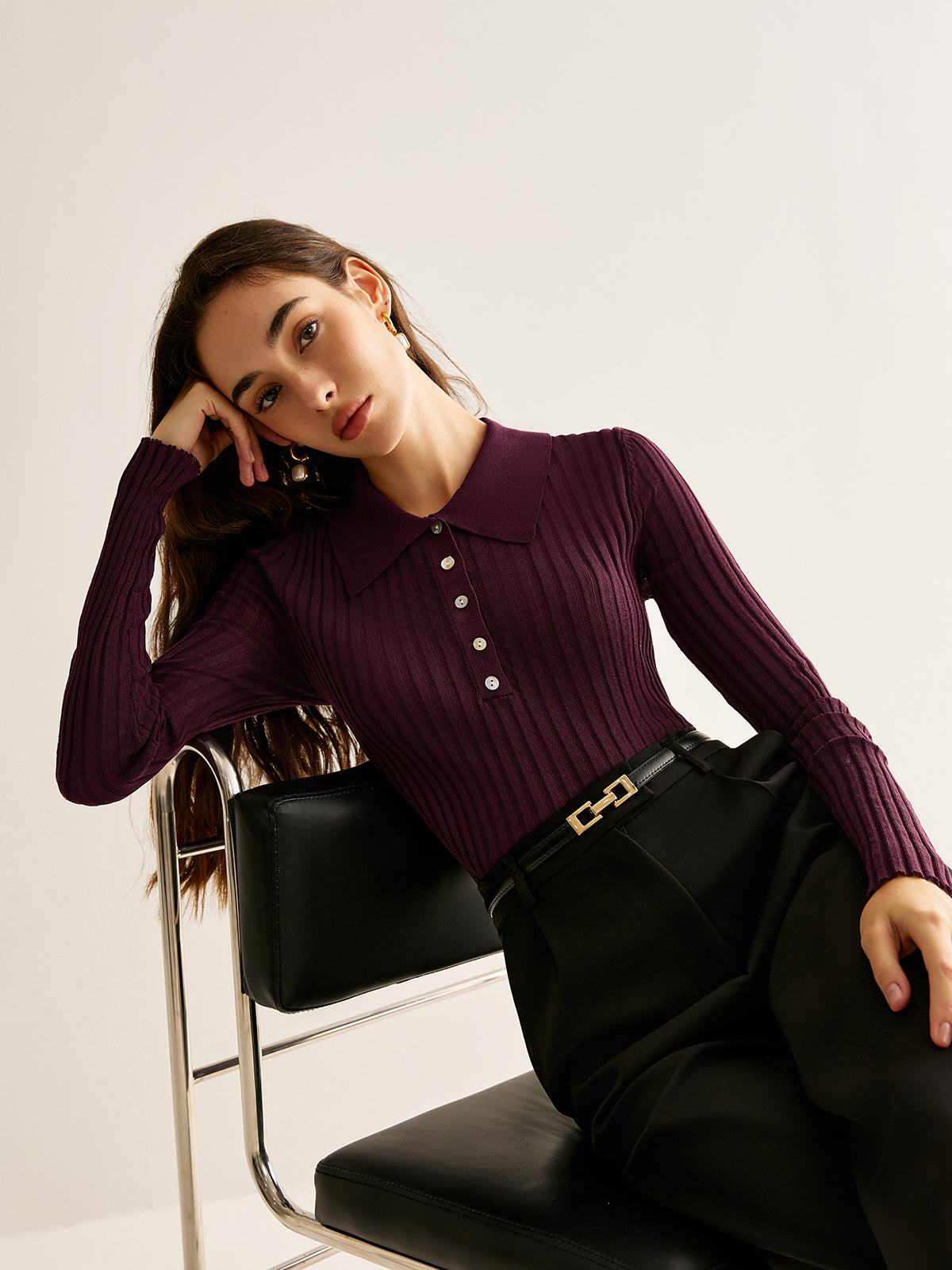 Chemise à Manches Longues Féminine - BerlinGlamour