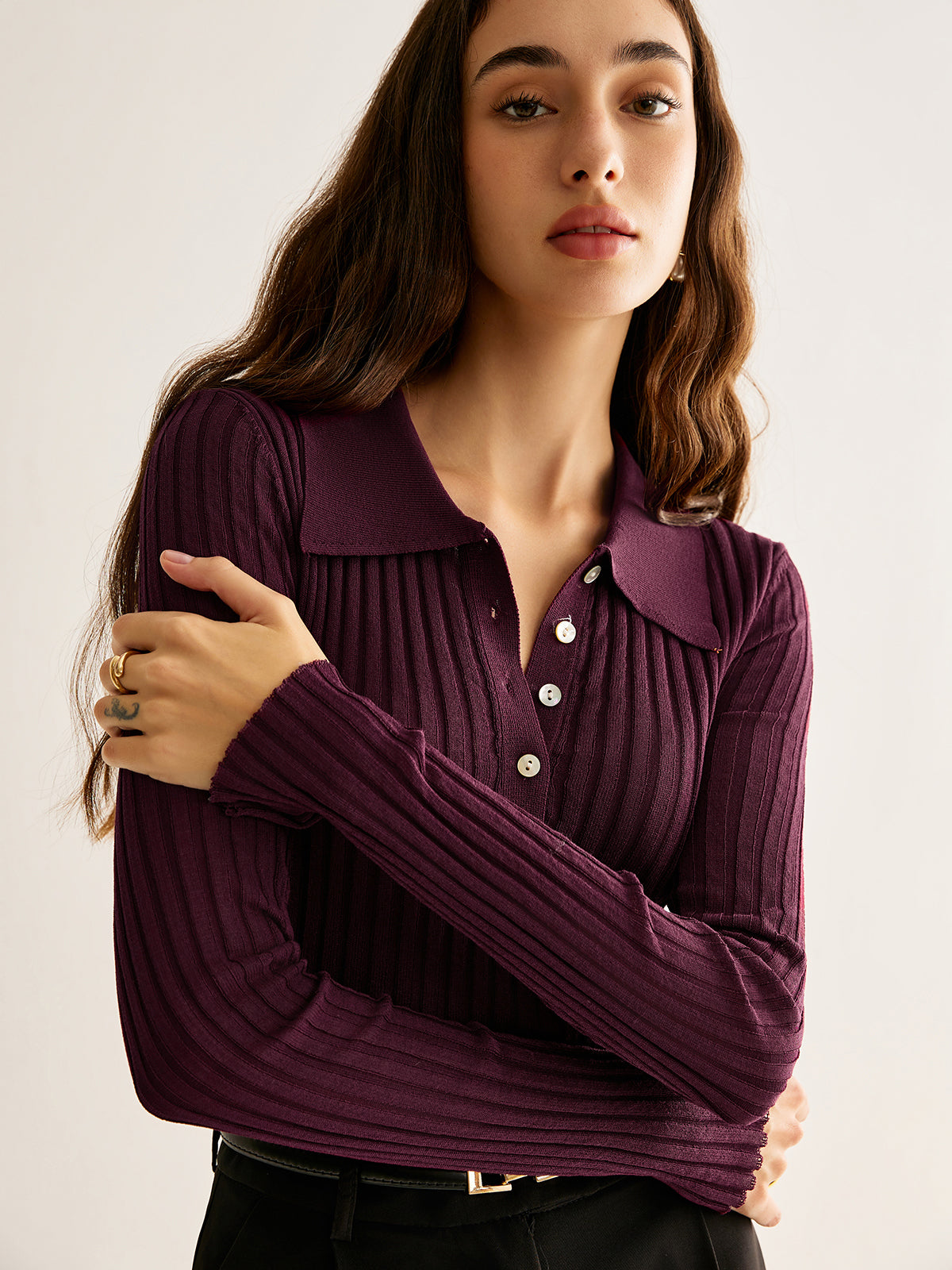 Chemise à Manches Longues Féminine