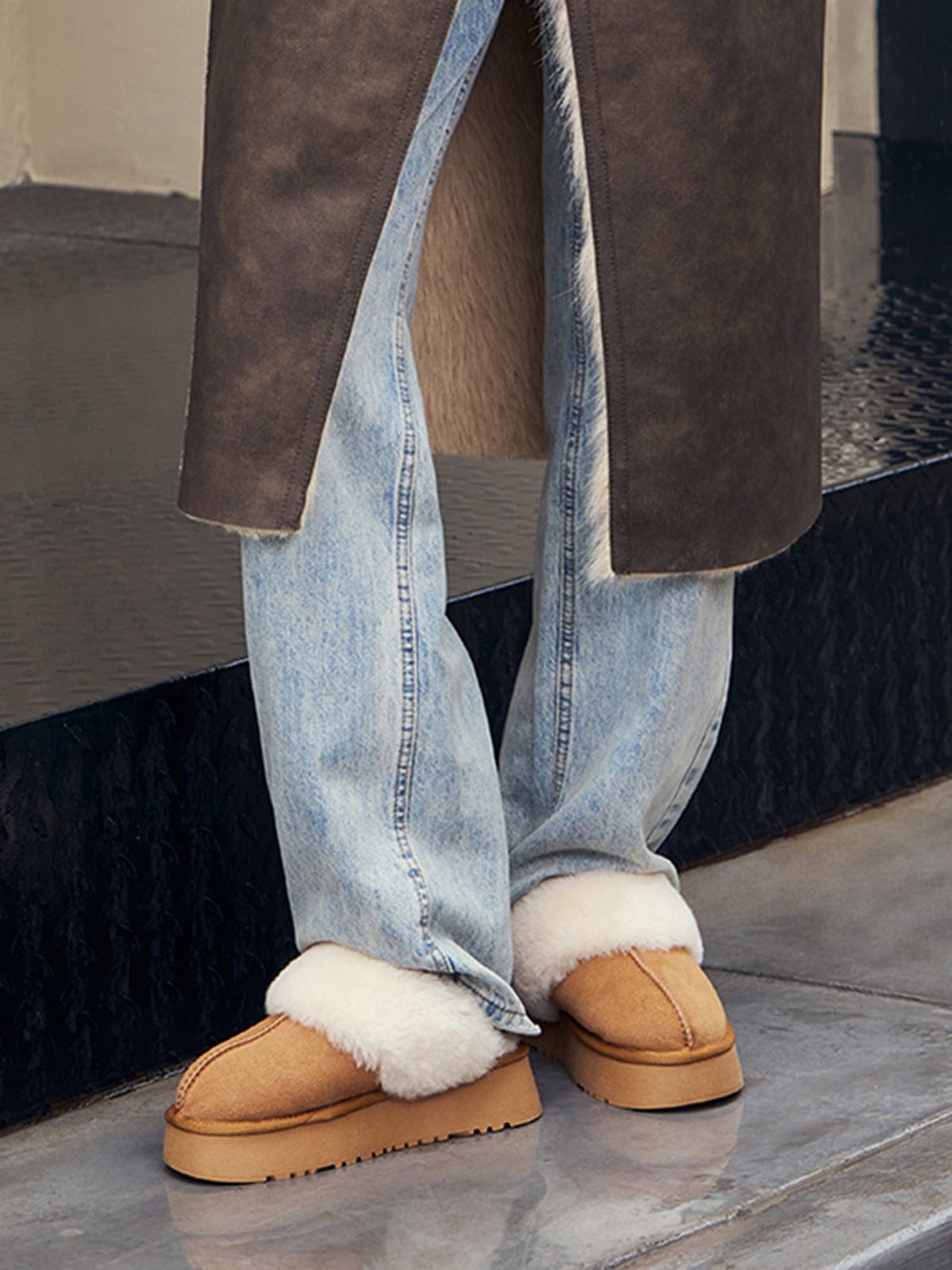 Chaussons Confort à Semelle Épaisse et Chaude