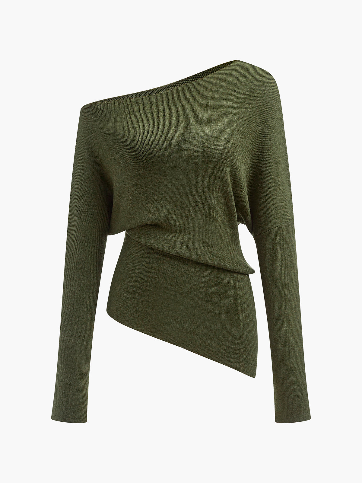 Top femme décolleté asymétrique tendance