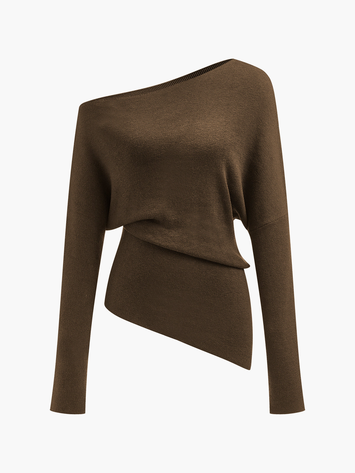 Top femme décolleté asymétrique tendance