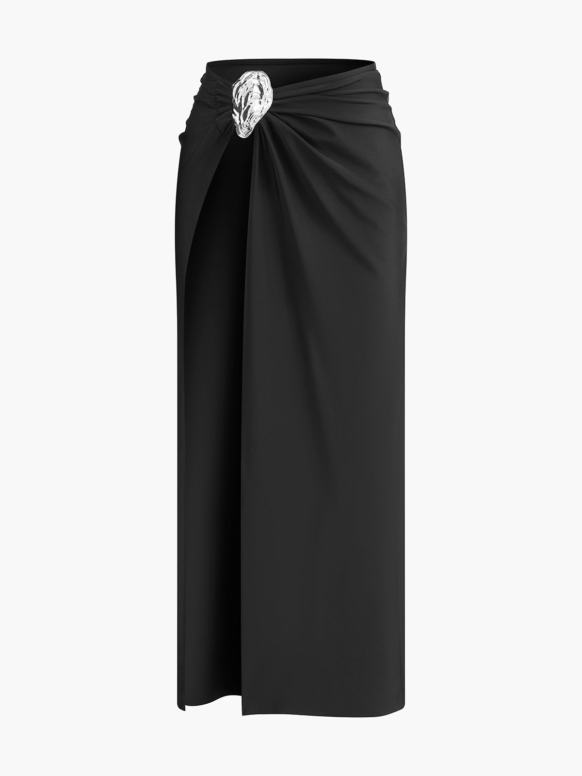 Ensemble Femme Deux Pièces Jupe Longue Fendue Chic