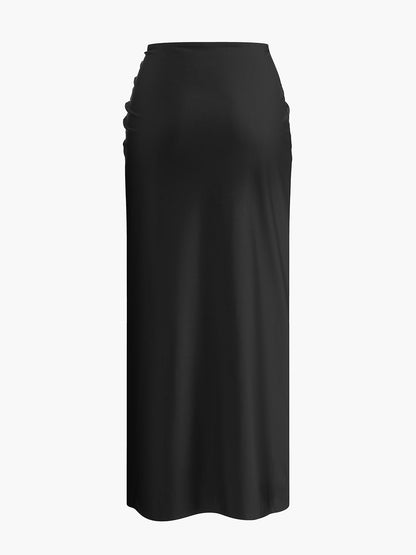 Ensemble Femme Deux Pièces Jupe Longue Fendue Chic