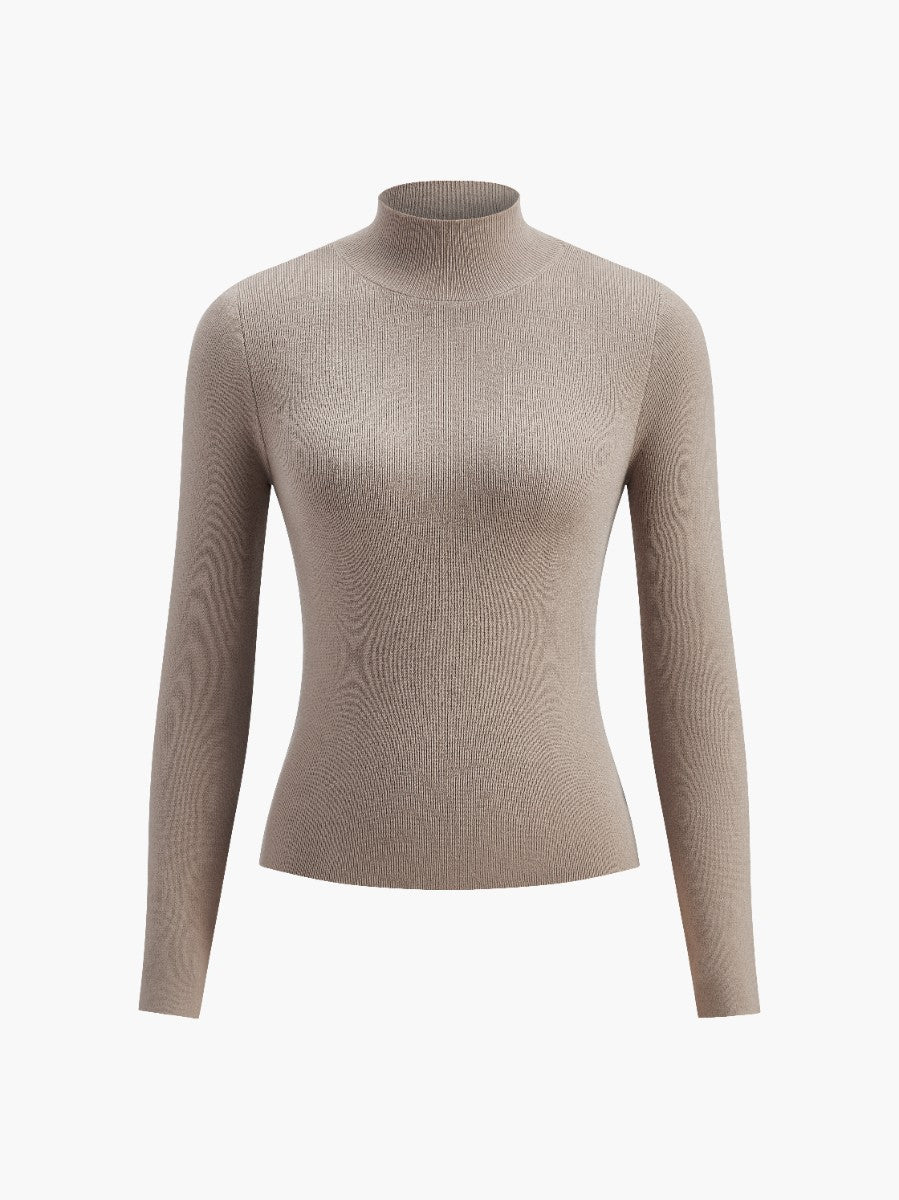 Pullover Femme Élégant Taille Slim Hiver