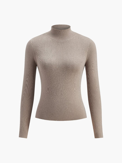 Pullover Femme Élégant Taille Slim Hiver