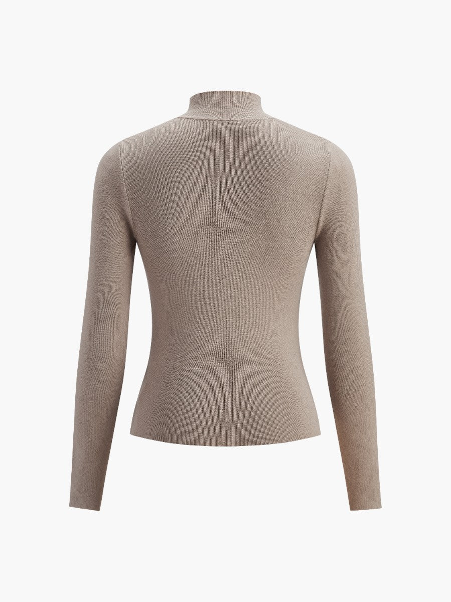 Pullover Femme Élégant Taille Slim Hiver