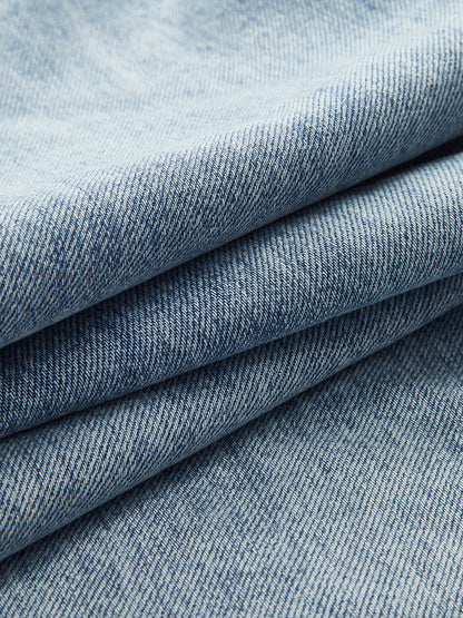 Jean Large Femme Taille Croisée Coupe Moderne