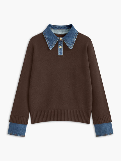 Pull Femme Reversible Chic et Polyvalent pour Tous les Jours