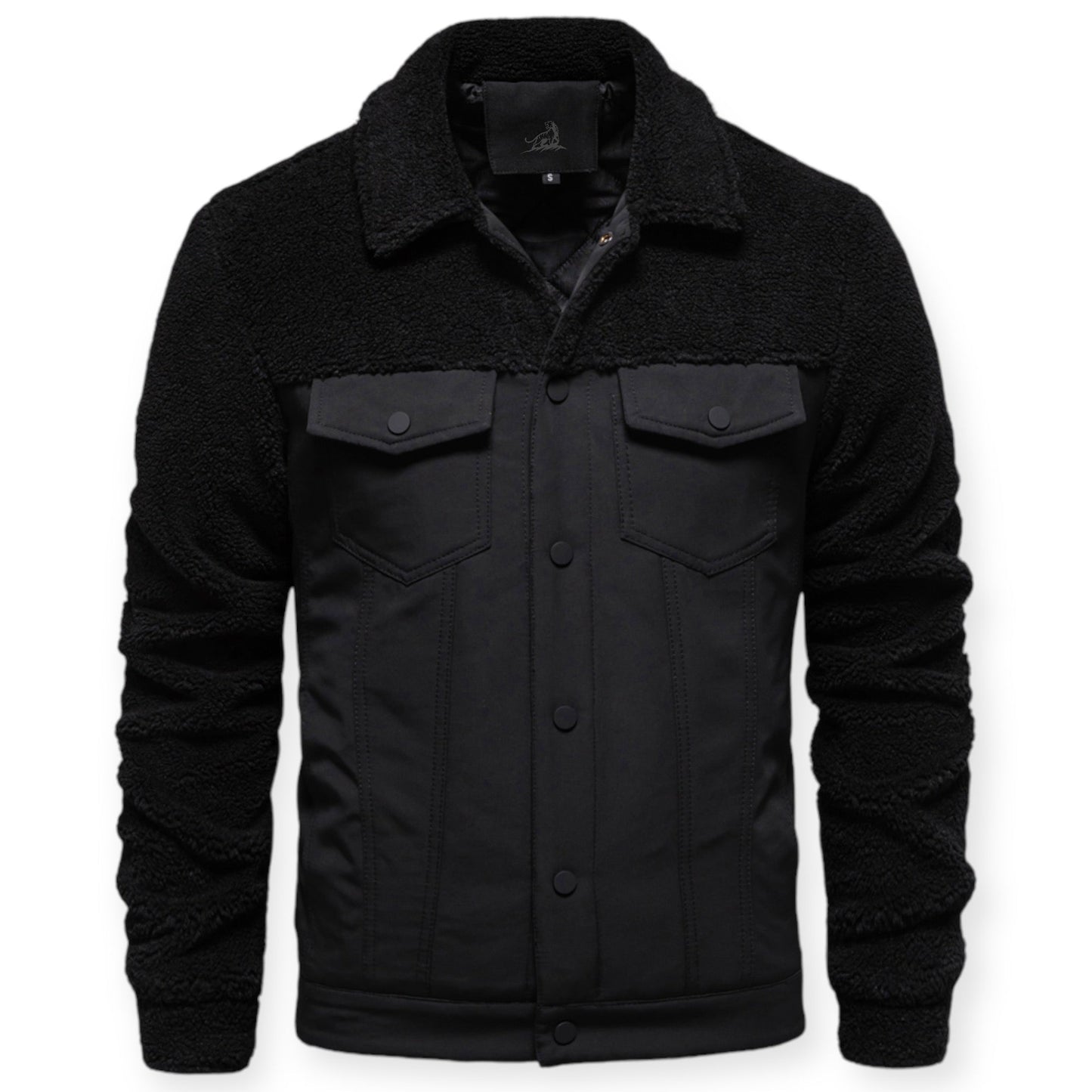 Veste Hiver Homme Doublée et Imperméable avec Capuchon