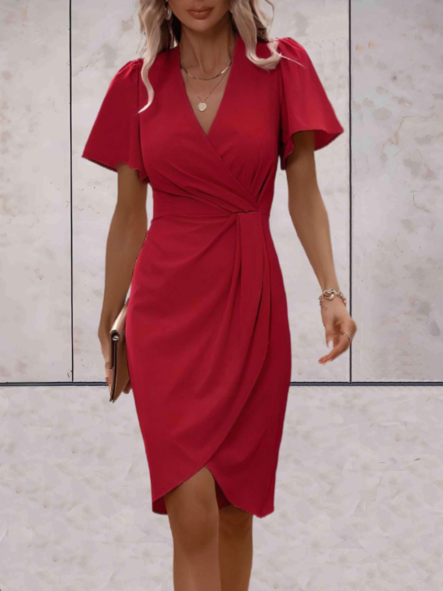 Robe Ajustée Femme Style Élégant Raffiné - PanierRoyale