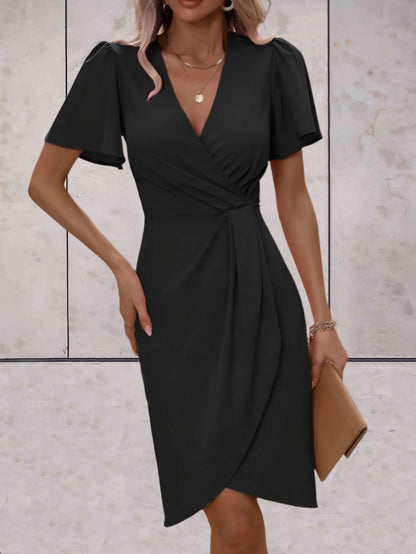 Robe Ajustée Femme Style Élégant Raffiné