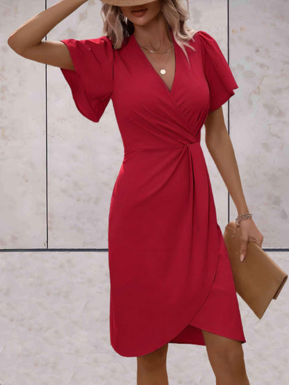 Robe Ajustée Femme Style Élégant Raffiné