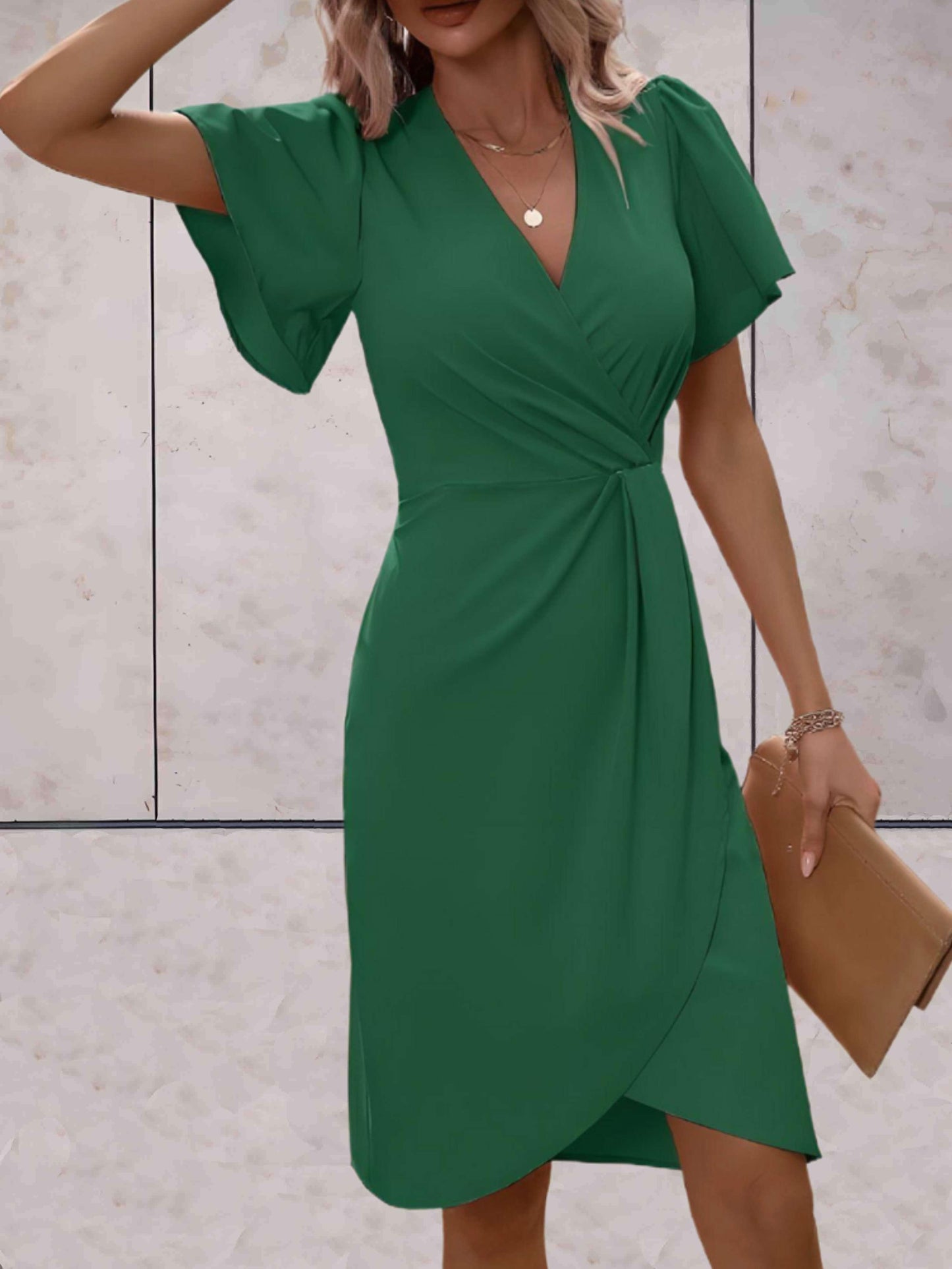 Robe Ajustée Femme Style Élégant Raffiné