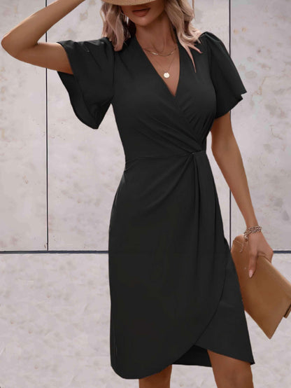 Robe Ajustée Femme Style Élégant Raffiné
