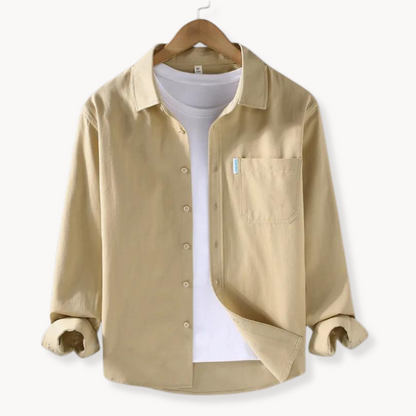 Chemise Homme Coton Classique pour Loisirs
