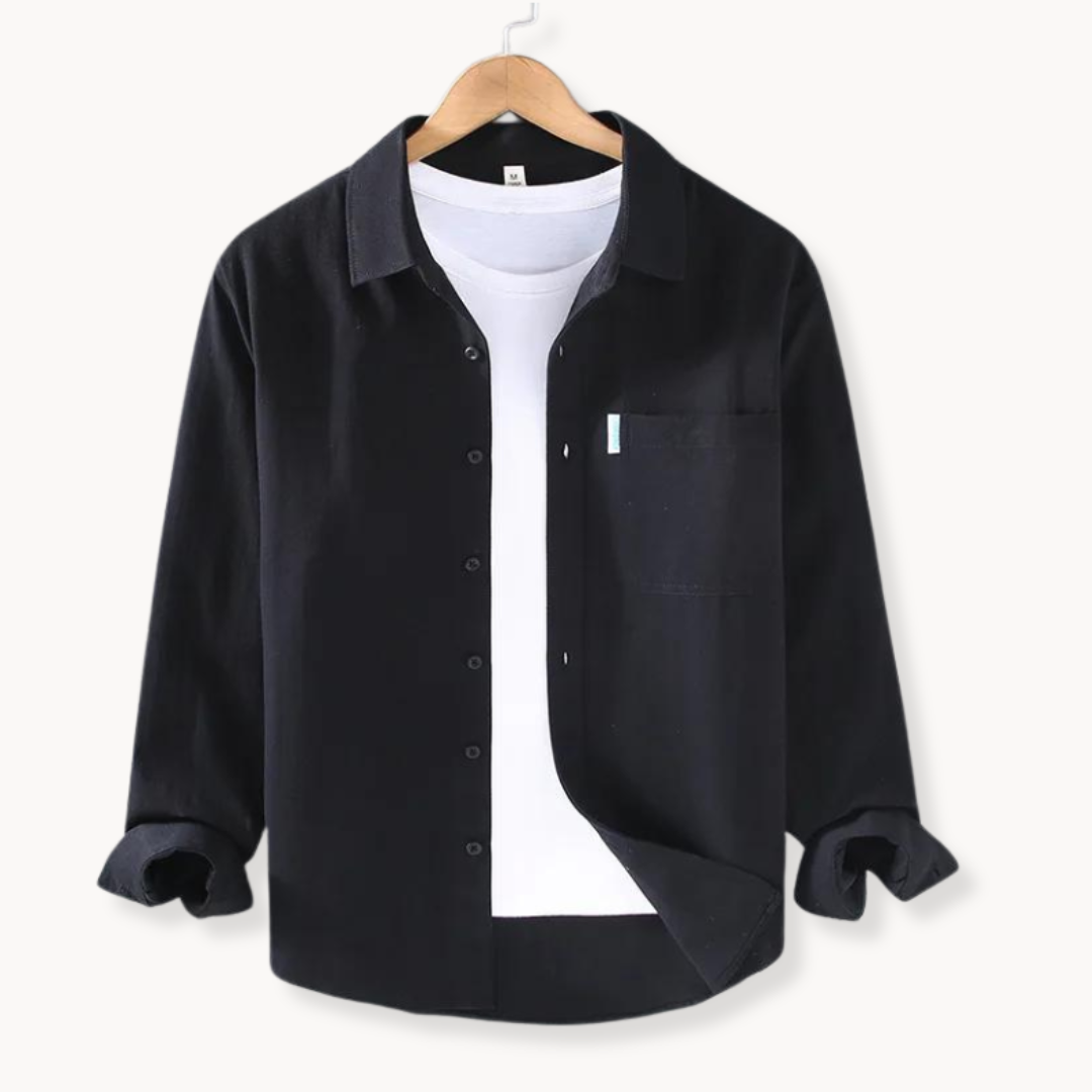 Chemise Homme Coton Classique pour Loisirs