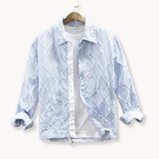 Chemise Homme Classique Bleu Marine - BerlinGlamour