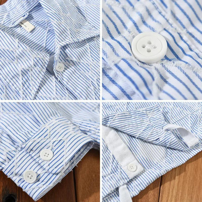 Chemise Homme Classique Bleu Marine