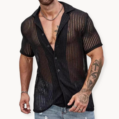 Chemise Homme Manches Courtes Été Légère - PanierRoyale