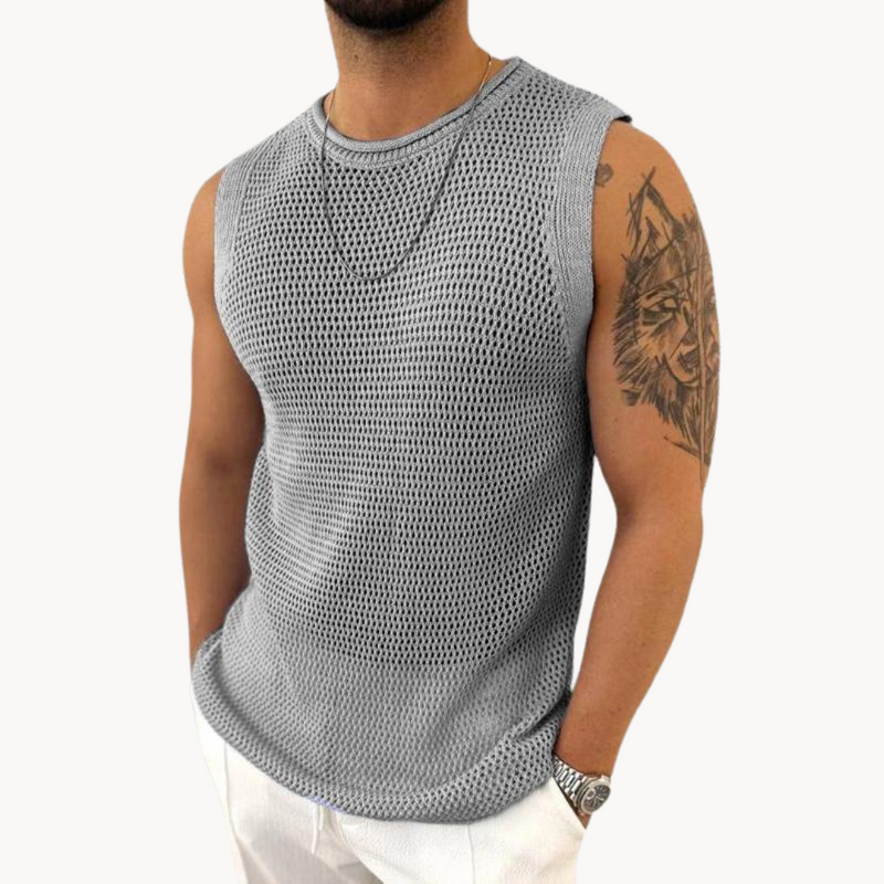 Débardeur Ajouré en Crochet pour Femme