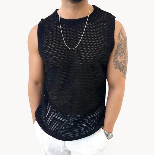 Débardeur Ajouré en Crochet pour Femme - PanierRoyale