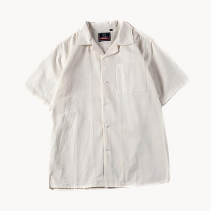 Chemise Décontractée Col V Grand Format Réduit