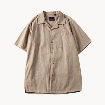 Chemise Décontractée Col V Grand Format Réduit