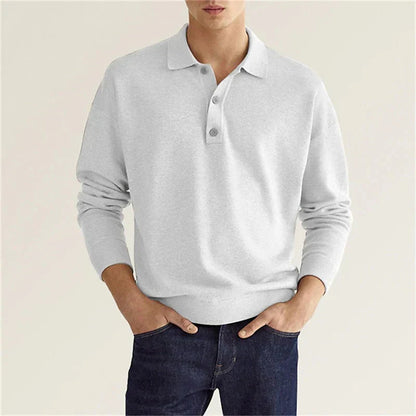 Polo Manche Longue Classique pour Homme