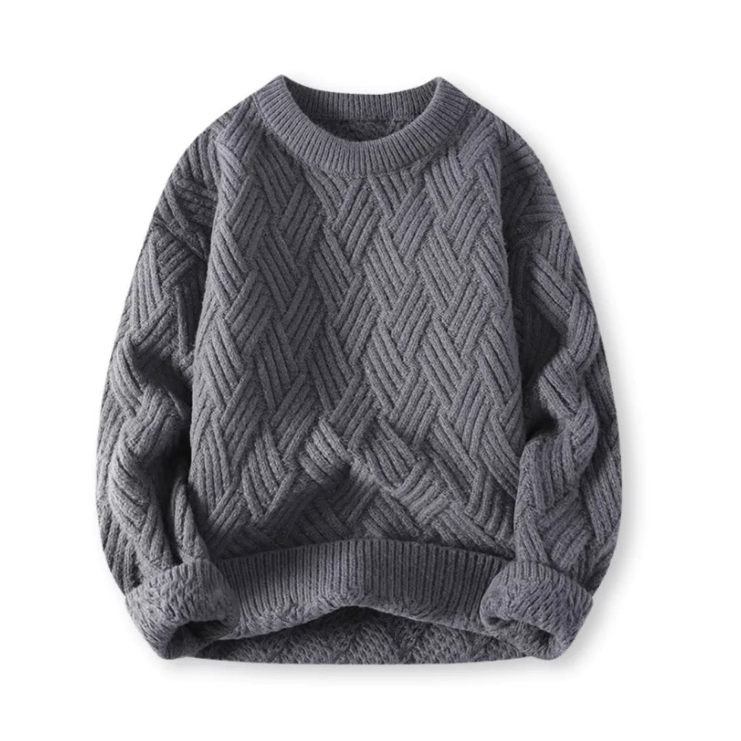 Pull en Mélange de Laine Chaud et Élégant