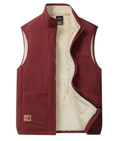 Gilet d'Hiver Homme Doublure Chaude et Légère