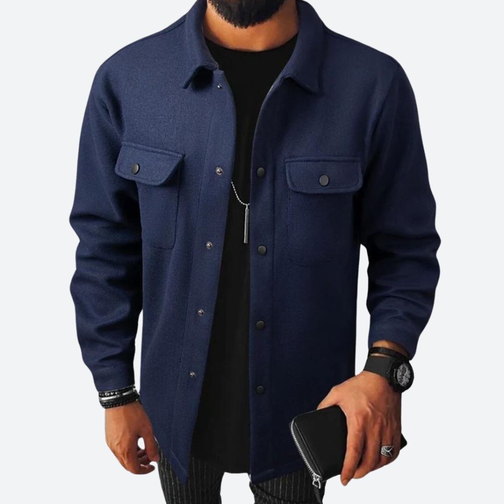 Chemise Homme Hiver Douce et Chaude en Coton