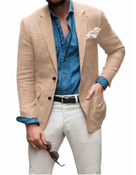 Blazer Homme Classique 2 Boutons Élégant